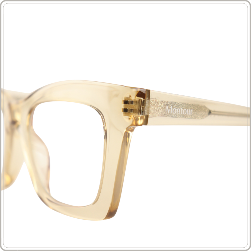 Montour Leesbril FIENE plus 1.00 Vierkant Model Beige Dames Heren Unisex (1) Montour Leesbril FIENE plus 1.00 Vierkant Model Beige Dames Heren Unisex